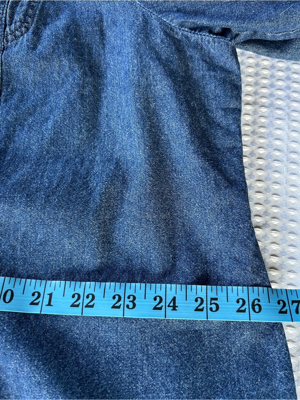 Carroll Reed Plus Denim Button-Front Jacket in Blue - Picture 9 of 12